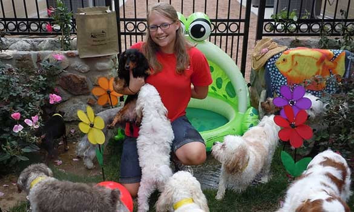 Treat time during a boarding stay at The Wagmore Pet Resort